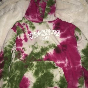 Washington DC tie dye hoodie
